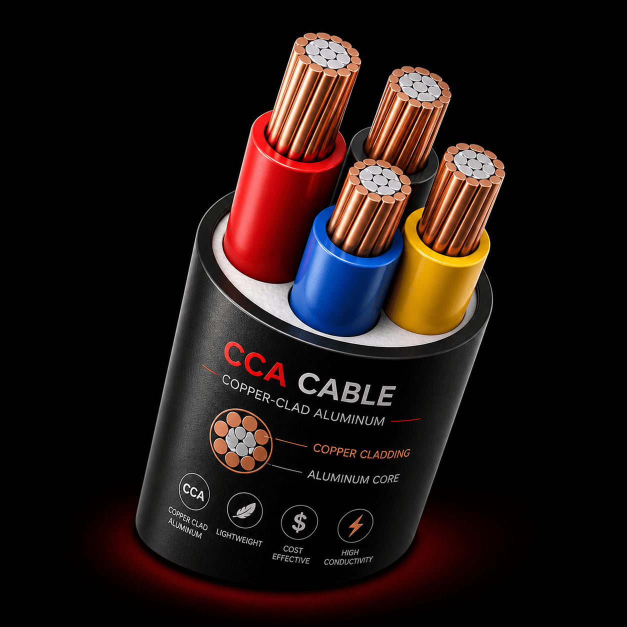 COPPER-CLAD ALUMINUM (CCA)