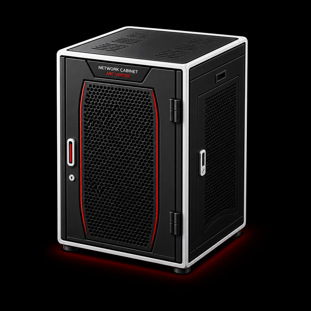 NETWORK CABINETS WITH ARC VENTED